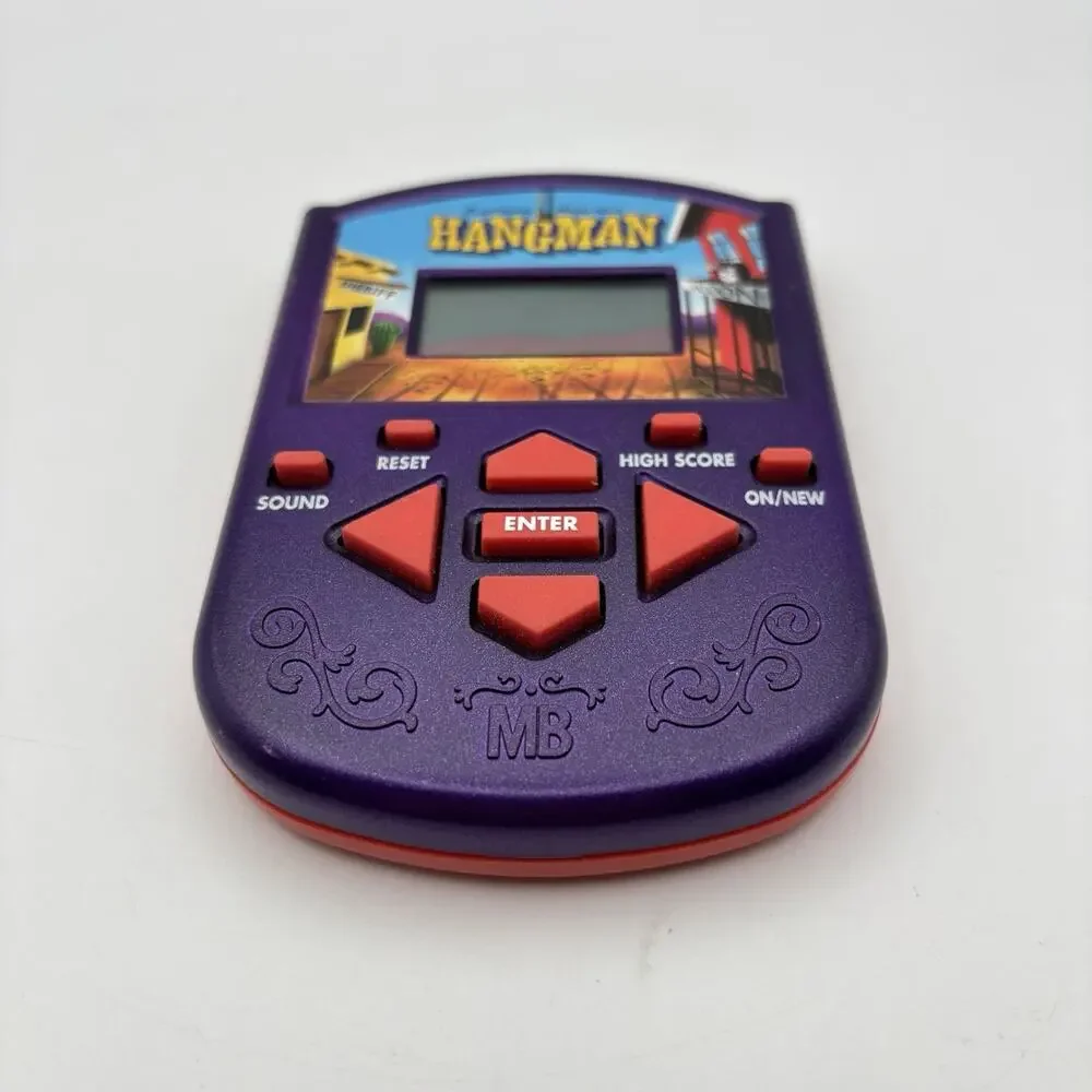 2002 Milton Bradley Hangman Handheld Electronic Game VINTAGE TESTED Works Great!